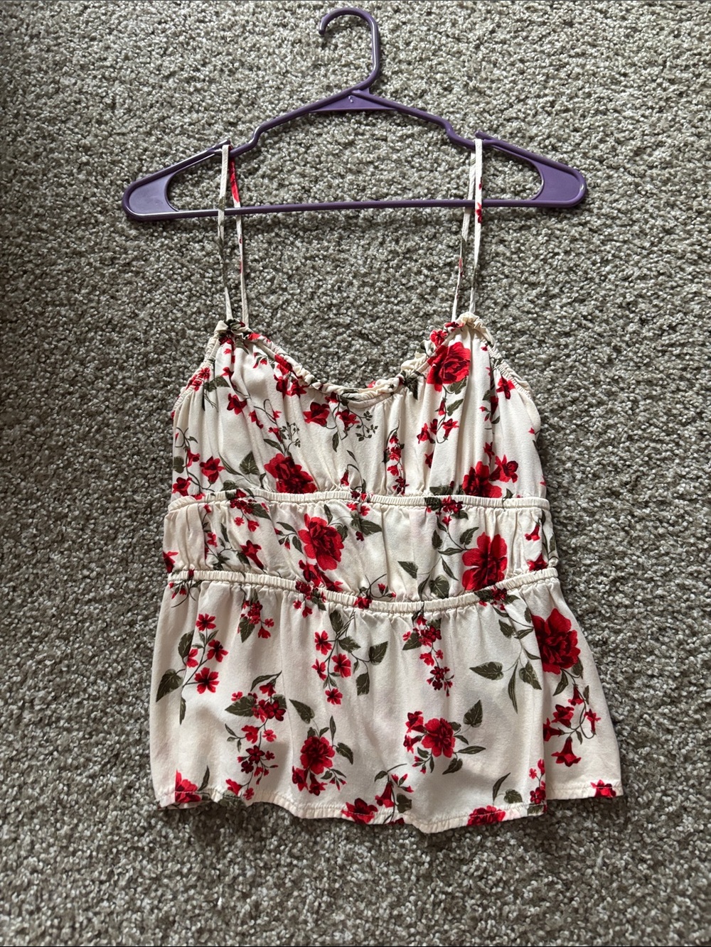 Old Navy Flower Tank Top Size S